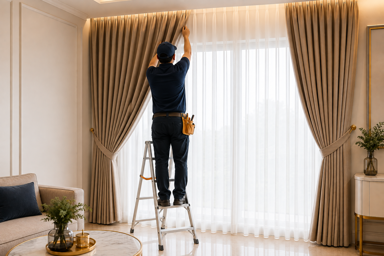 Premium Curtains Installation